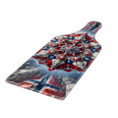 Planche À Découper Pagaie à découper en verre Couleurs norvégiennes (Coin)