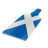 Planche À Découper Pagaie à découper en verre - drapeau écossais (Coin)