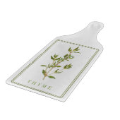 Planche À Découper Pagaie de coupe en verre THYME FRAIS (Coin)