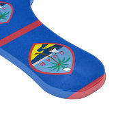 Planche À Découper Pagaie en verre avec drapeau de Guam (Coin)