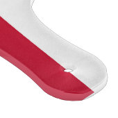 Planche À Découper Pagaie en verre avec drapeau du Groenland (Coin)