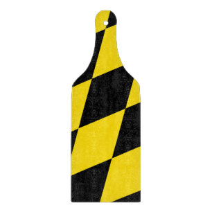 Planche À Découper Pagaie en verre avec drapeau Munich