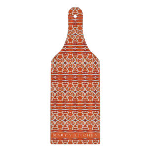 Planche À Découper Pagaie en verre PAIN GINGERBREAD