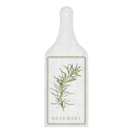 Planche À Découper Pagaie en verre ROSEMAIRE FRAÎCHE (Devant)