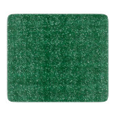 Planche À Découper Pailleté Vert & Paillettes Argentées (Devant)