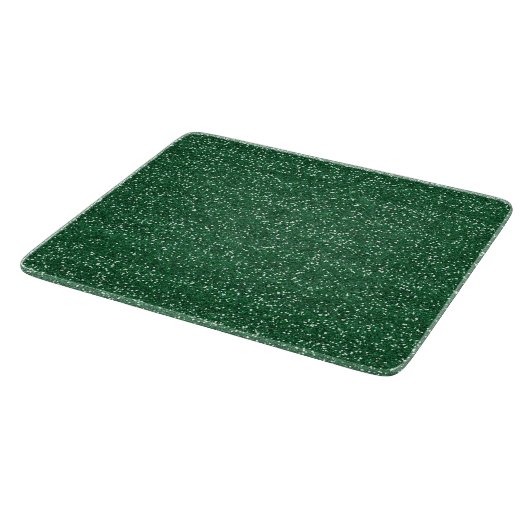 Planche À Découper Pailleté Vert & Paillettes Argentées (Coin)