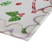 Planche À Découper Pain d'épice et coeurs glacés (Coin)