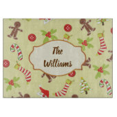 Planche À Découper Pains d'épices de Noël Hommes (Devant)