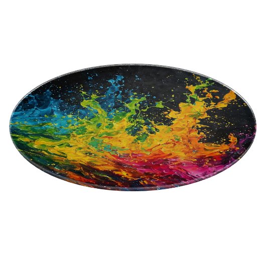 Planche À Découper Paint coloré (Coin)