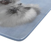 Planche À Découper Paire de Keeshond - Peinture originale d'animaux d (Coin)