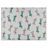 Planche À Découper Paire Mignonne De Dachshunds (Devant)