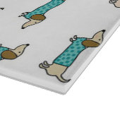 Planche À Découper Paire Mignonne De Dachshunds (Coin)