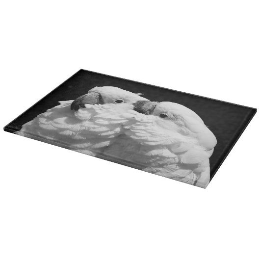 Planche À Découper Paires de cacatoès de parapluie (Coin)