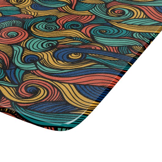 Planche À Découper Paisley haché (Coin)