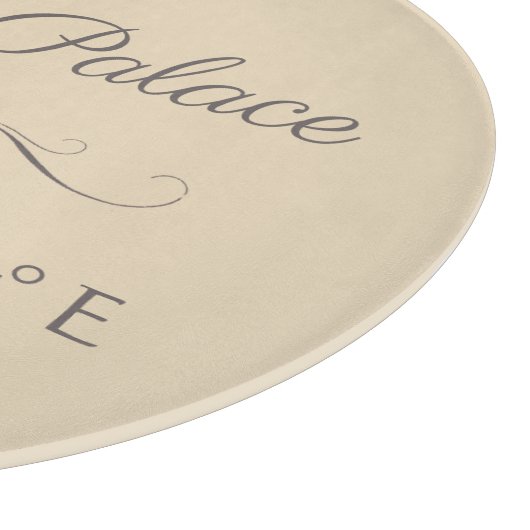 Planche À Découper Palais de l'Élysée Latitude Longitude (Coin)