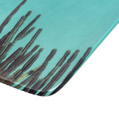 Planche À Découper Pale Green Cactus Succulent minimalisme Plante (Coin)