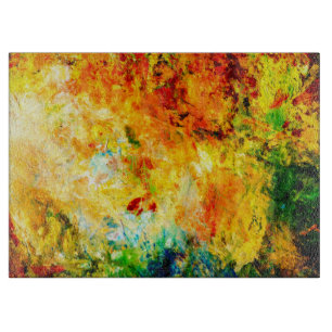 Planche À Découper Palette Artiste Colorée