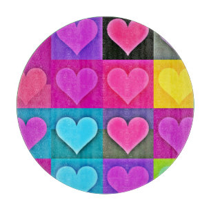 Planche À Découper Palette d'Amour Vivid : Coeur Bliss