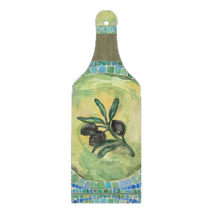 Planche À Découper Palette en verre décorative de hachoir de "olives"