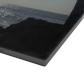 Planche À Découper Palm Tree Ocean Nom de famille (Coin)