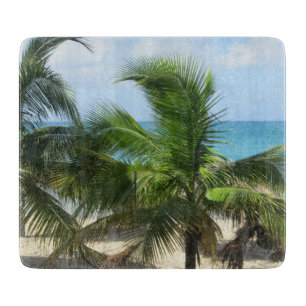 Planche À Découper Palmiers tropicaux