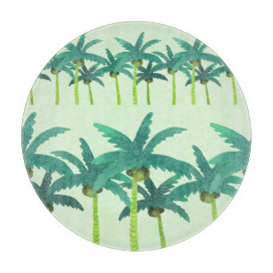 Planche À Découper Palmiers tropicaux : Ruban imperméable.