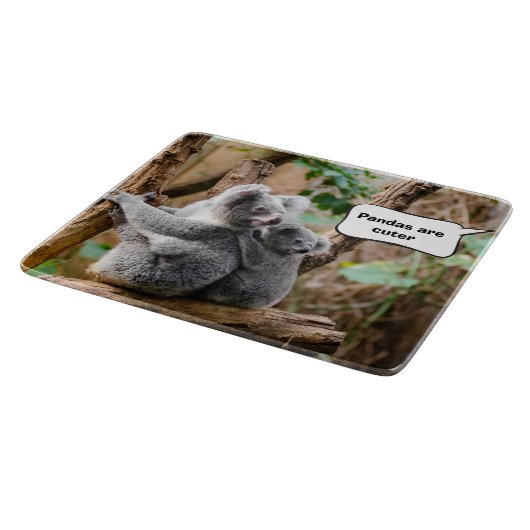 Planche À Découper Pandas ou Koalas - Qui sont plus mignons ? (Coin)