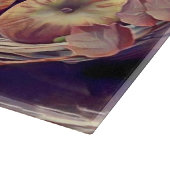 Planche À Découper Panier d'automne de fruits de pomme aquarelle vint (Coin)