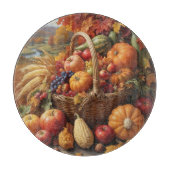 PLANCHE À DÉCOUPER - Panier débordant de fruits et (Devant)