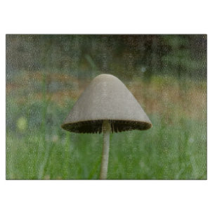 Planche À Découper Panne de coupe en verre du champignon Conocybe ric