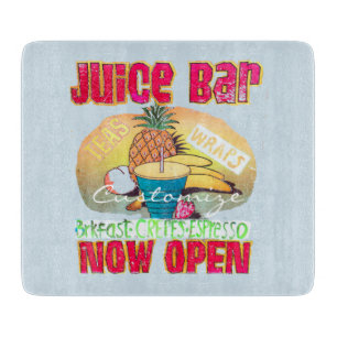 Planche À Découper Panneau Barre de jus Thunder_Cove