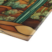 Planche À Découper Panneau de charm Cactus personnalisé en verre (Coin)