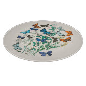 PLANCHE À DÉCOUPER PANNEAU DE CHOPPING EN VERRE : ANTIQUE IMPRIMER :  (Coin)