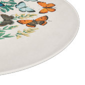 PLANCHE À DÉCOUPER PANNEAU DE CHOPPING EN VERRE : ANTIQUE IMPRIMER :  (Coin)