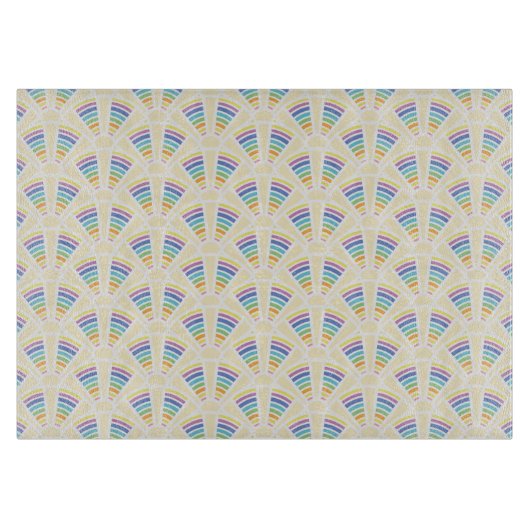 Planche À Découper Panneau de coupe en verre Arches lumineuses (Devant)