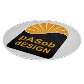 Planche À Découper Panneau de coupe en verre décoratif 12 pouces (Coin)