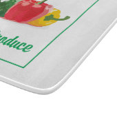 Planche À Découper Panneau de coupe en verre décoratif 6"x7" (Coin)