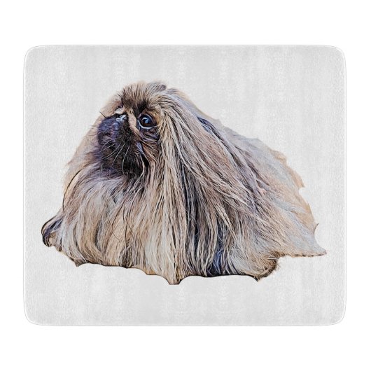 Planche À Découper Panneau de coupe en verre décoratif 6"x7" (Devant)