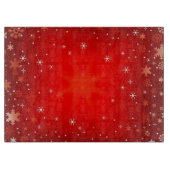 Planche À Découper Panneau de coupe en verre/Flacons de neige (Devant)