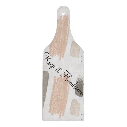 Planche À Découper Panneau de coupe en verre Gardez-le beau (Devant)