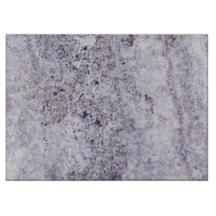 Planche À Découper Panneau de coupe en verre Motif en pierre naturell