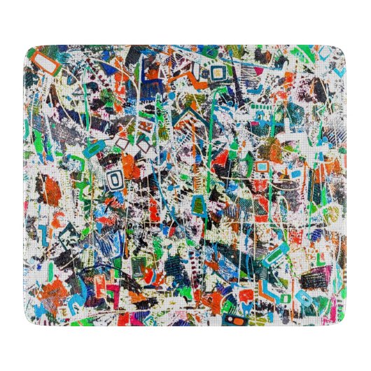 Planche À Découper Panneau de coupe en verre Shindig 6 Déco (Devant)