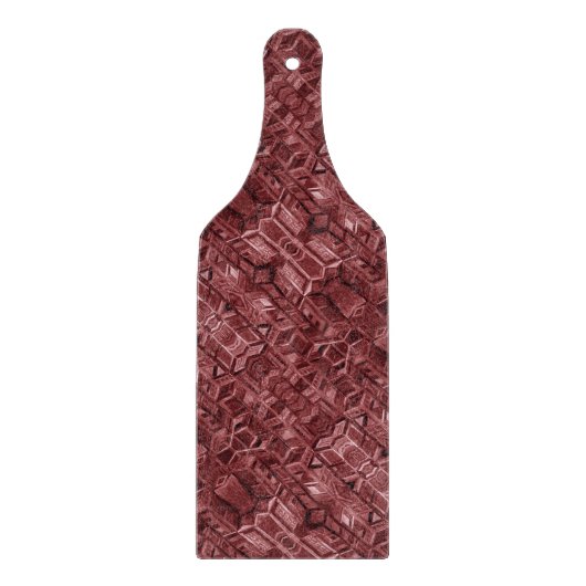 Planche À Découper Panneau de coupe Motif rouge (Devant)