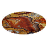 Planche À Découper Panneau de découpe d'agate de la veine d'or (Coin)
