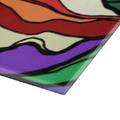 Planche À Découper Panneau de découpe de lys en verre (Coin)