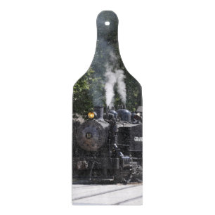 Planche À Découper Panneau de découpe du train du moteur à vapeur