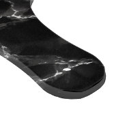 Planche À Découper Panneau de découpe en marbre blanc noir - Votre le (Coin)