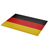 Planche À Découper Panneau de découpe en verre avec Drapeau d'Allemag (Coin)