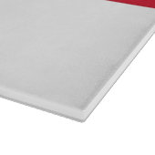 Planche À Découper Panneau de découpe en verre avec Drapeau d'Anglete (Coin)