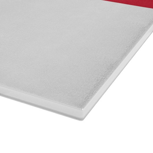 Planche À Découper Panneau de découpe en verre avec Drapeau d'Anglete (Coin)